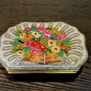 Judith Leiber Floral Crystal Clutch